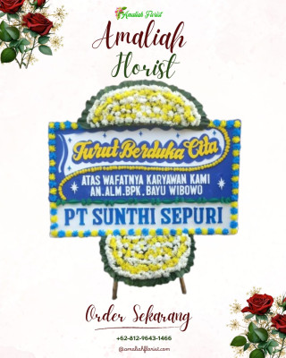 Papan Bunga Duka di Wek V