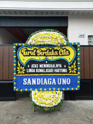 Papan Bunga Duka di Wek V